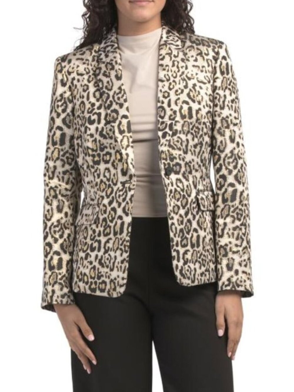 TAHARI ASL Printed Blazer